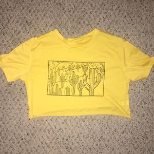 Cactus crop top